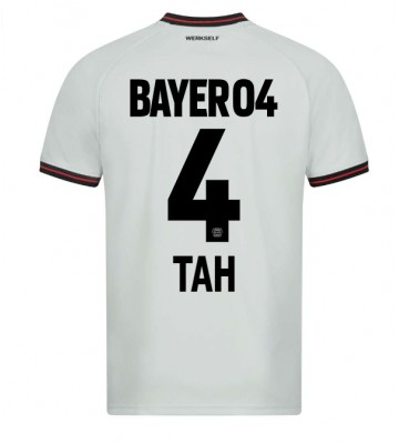 Bayer Leverkusen Jonathan Tah #4 Bortatröja 2023-24 Kortärmad